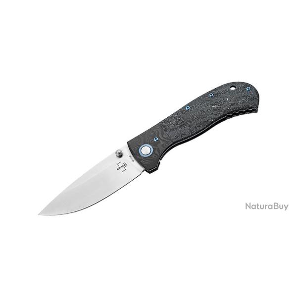 Boker Couteau Collection 2024 - Edition limite - Lame 93mm - Manche Carbone/Acier - Clip