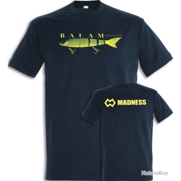 TEE SHIRT BALAMISATION MADNESS NAVY