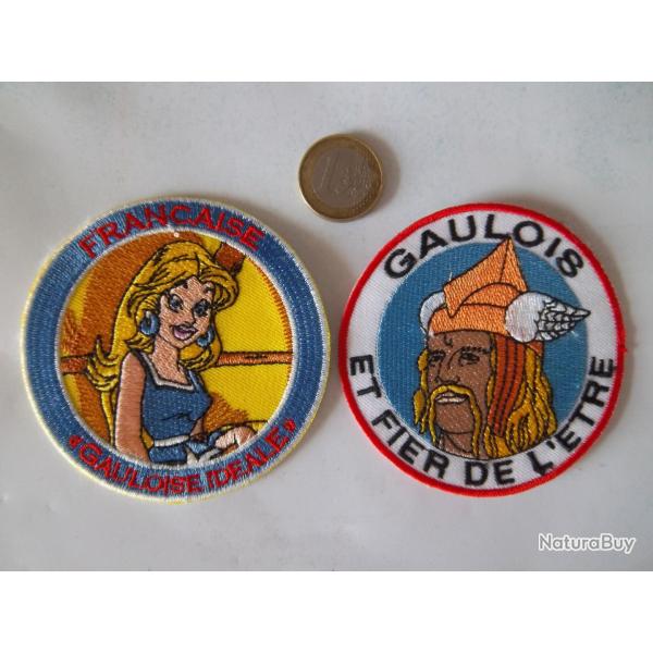 lot 2 �cussons gaulois patriotique insigne collection