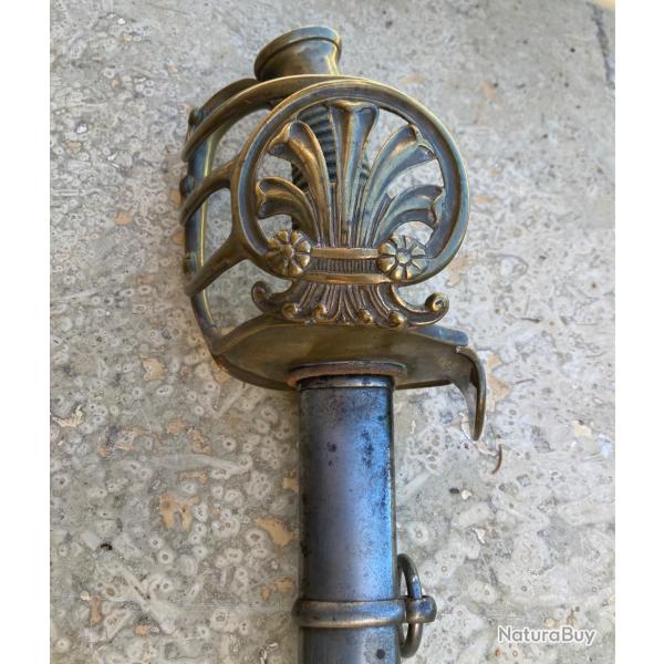 Sabre du Colonel d'Artillerie L�once Fr�d�ric DONOP. Fr�re du G�n�ral Corps d'Arm�e, petit fils G�n�