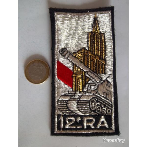 �cusson militaire 12e r�giment d'artillerie dissous en 2009 insigne collection