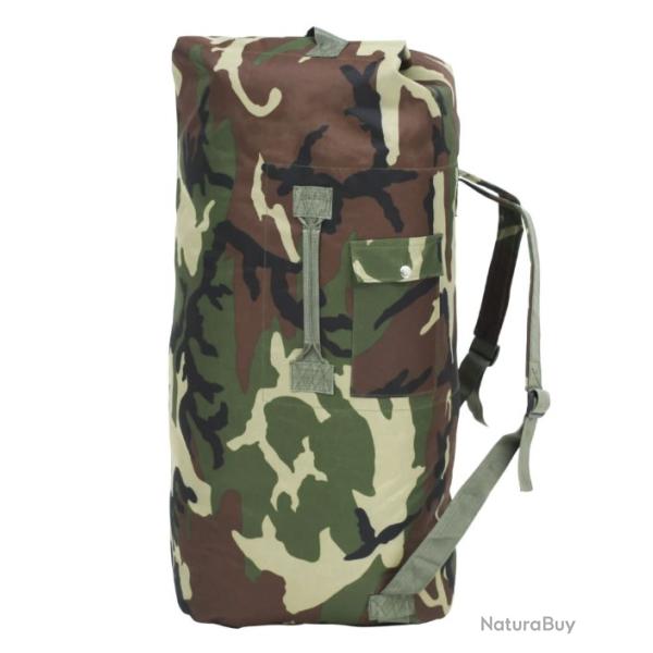 Sac style militaire 85 L motif camouflage polyester pratique r�sistant voyage randonn�e ext�rieur