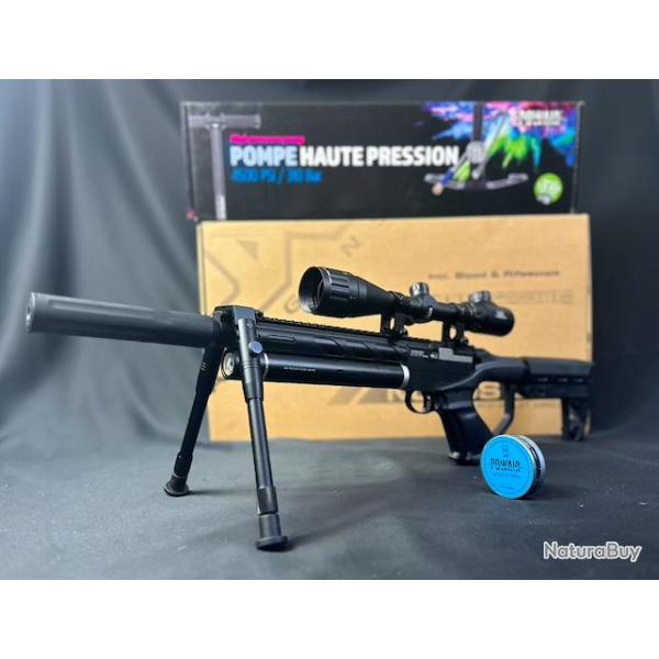 PACK PR�T A TIRER CARABINE UX NOTOS CARBINE PCP LUNETTE 3-9X40 CAL 5.5MM 16 J