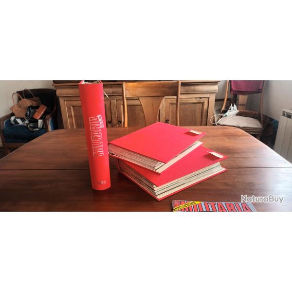 revues Militaria �tat neuf avec leur reliure rouge n�1 � n�40 plus n�44