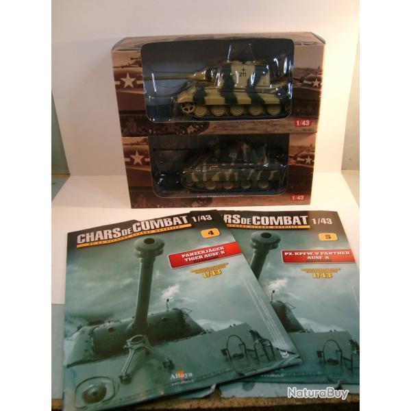 Collection Altaya "Chars de combat" 1/43 du num�ro 1 au num�ro 106 avecc tous les bonus