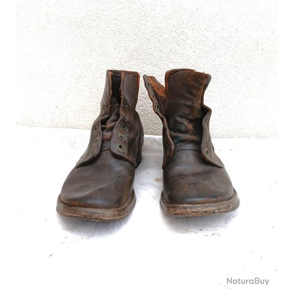 Paire de brodequin US WW1