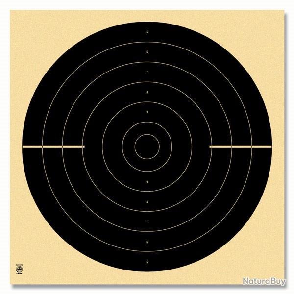 Cibles pistolet 25 mtres Vitesse Olympique non numrotes GEF