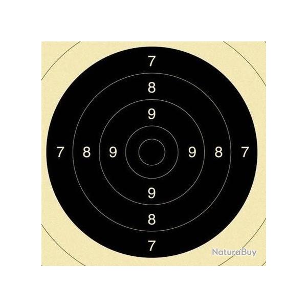 Centre de cible pistolet 25 mtres (C50) non numrotes GEF par 200