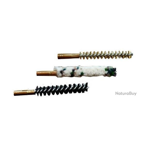 3 �couvillons de nettoyage Nylon, Bronze et Coton 4.5mm