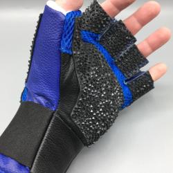 Gant de tir coup&eacute; STARGET Noir Bleu pour tireur droitier