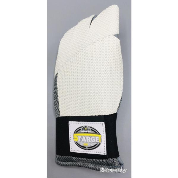Gant de tir coup� STARGET Blanc Gris pour tireur gaucher