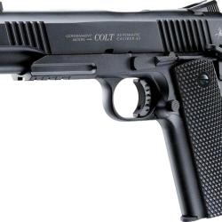 Pistolet &agrave; plombs CO2 Calibre 4.5mm Colt M45 noir