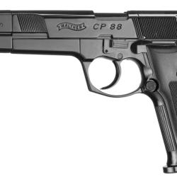 Pistolet &agrave; plombs CO2 Calibre 4.5mm Walther CP88 Match Noir