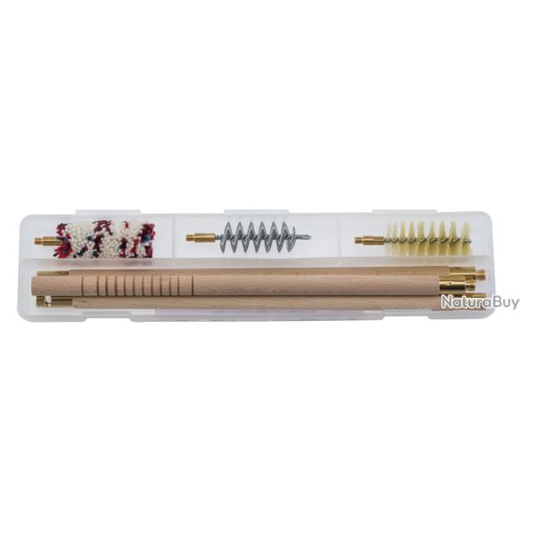 Baguette de nettoyage + 3 brosses pour fusil calibre 12