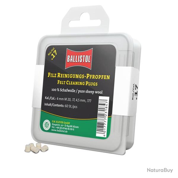 Tampons de nettoyage 4.5mm par 60 Ballistol