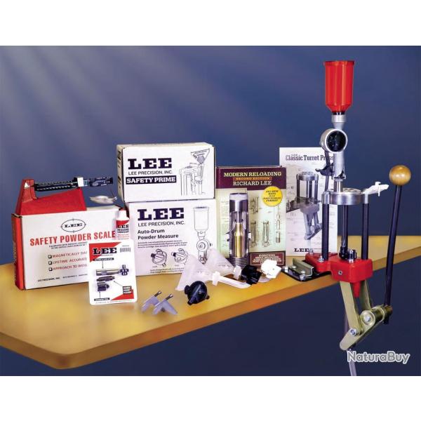 KIT PRESSE DE RECHARGEMENT A TOURELLE 4 POSITIONS LEE CLASSIC TURRET 90304