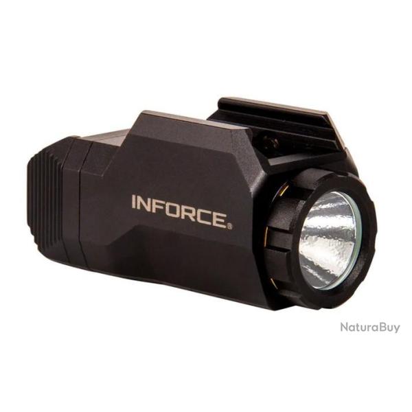 LAMPE TACTIQUE POUR PISTOLET INFORCE WILD 1 NOIR