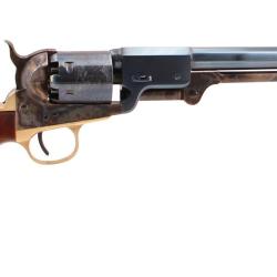 REVOLVER UBERTI 1851 NAVY LEECH RIGDON CAL.36 7.1/2" ROND POUDRE NOIRE