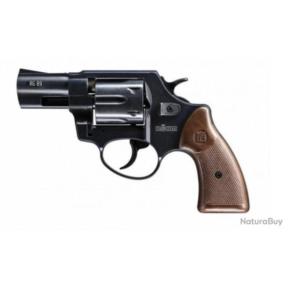 REVOLVER D'ALARME ROHM RG 89 Cal. 9MM R.K NOIR