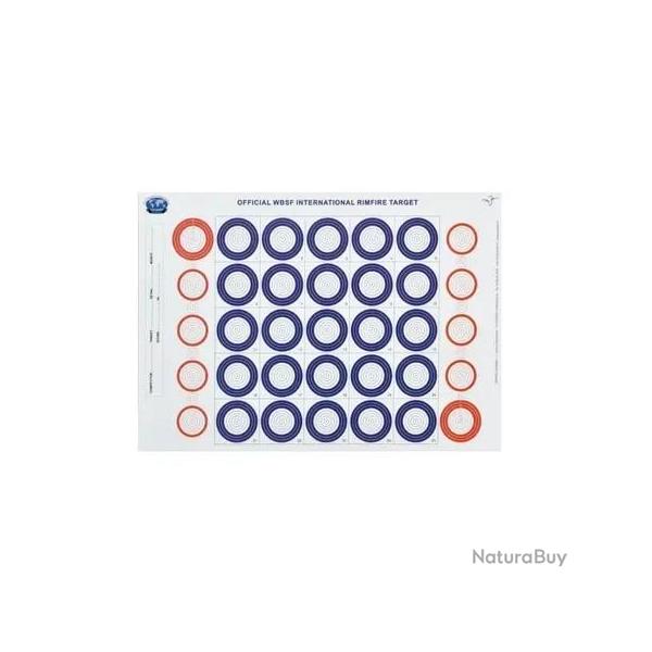 Cibles GEF carabine 50 m�tres 22Lr Hunter WBSF Rimfire 2024
