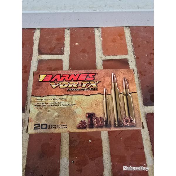 8 balles BARNES VOR.TX calibre 7RM