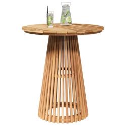Table d'appoint Marron 70 x 70 x 75 cm Bois de teck massif