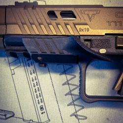 Repose Pouce en PLA-CF (fibre de carbone) Canik TTI / METE