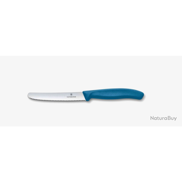 Victorinox 6.7832.C1 Couteau  tomates et de table Swiss Classic - Manche bleu - 1 pice