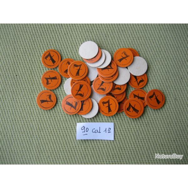 50 cartons num�rot�s 7 ou neutres cal 12