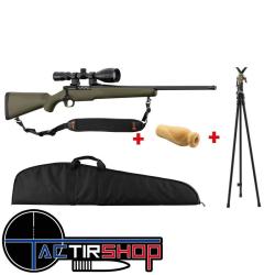 Pack Carabine Mossberg Patriot Green .243 Win sp&eacute;cial renard