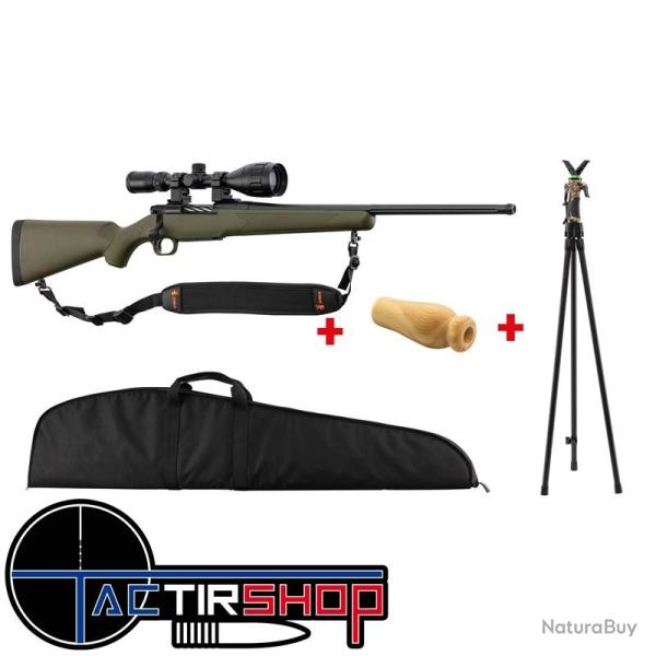 Pack Carabine Mossberg Patriot Green .243 Win sp�cial renard
