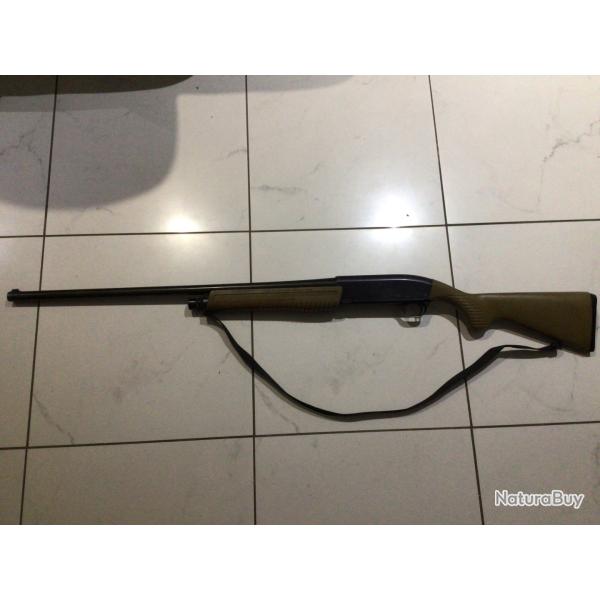 Fusil semi automatique MANUFRANCE perfex calibre 12/70 ( ENCH�RE 1 EURO SANS PRIX DE RESERVE )