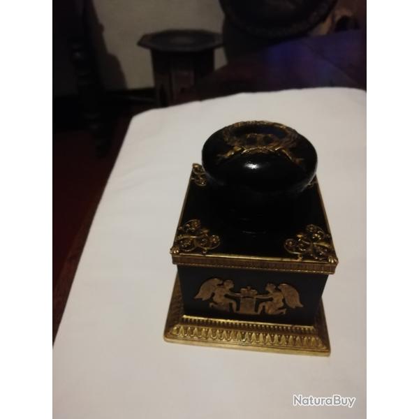 Encrier premier empire en bronze