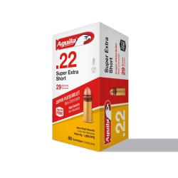 MUNITION AGUILA 22LR SHORT HV SP 29GR X500