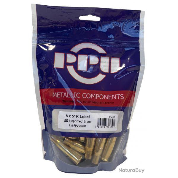 DOUILLES PARTIZAN CAL. 8x50R(8x51R)  Lebel  x 50 douilles 20 sachets pour 1000 douilles