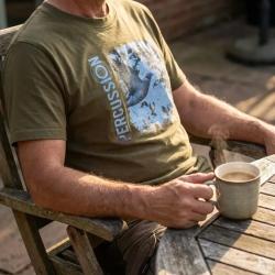 T shirt Palombe 100 coton 180g m&sup2; col rond manches courtes
