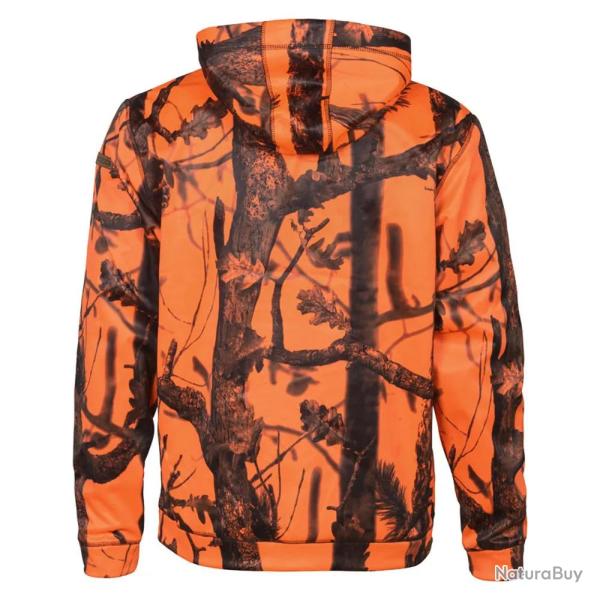 Sweatshirt � capuche Percussion Blaze Black micro polaire