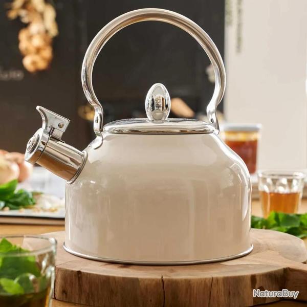 Bouilloire � sifflet Inox 2,5L �20cm Toutes feux induction