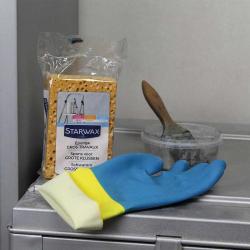 Gants haute protection n&eacute;opr&egrave;ne latex taille m &agrave; xl L