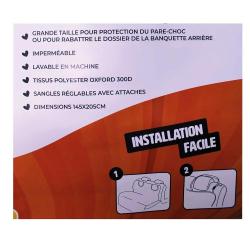 Housse de protection coffre voiture tissu imperméable Oxford 300D