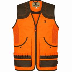 Gilet Percussion Savane haute visibilit&eacute; avec carnier