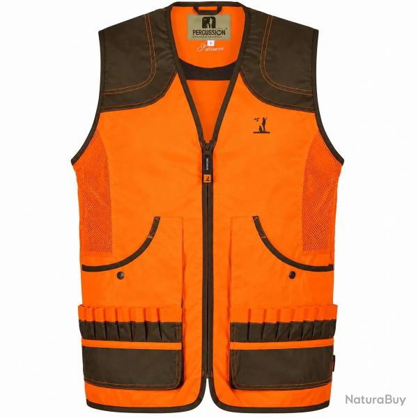 Gilet Percussion Savane haute visibilit� avec carnier