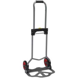 Chariot diable pliable acier 60kg 80x385x710mm