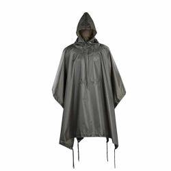 Poncho unisexe imperm&eacute;able Kaki Taille unique - Protection pluie