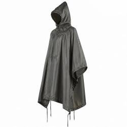 Poncho unisexe imperm&eacute;able Kaki Taille unique - Protection pluie