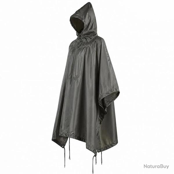 Poncho unisexe imperm�able Kaki Taille unique - Protection pluie