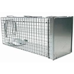 Cage-pi&egrave;ge Strong trappe glissi&egrave;re 3 poign&eacute;es 60X26X26 cm