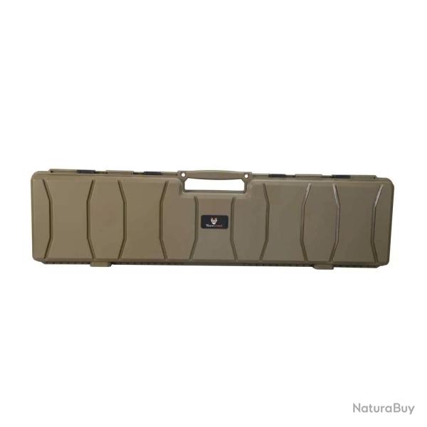 Mallette carabine 4 verrous mousse fond-couvercle 130 x 30 cm