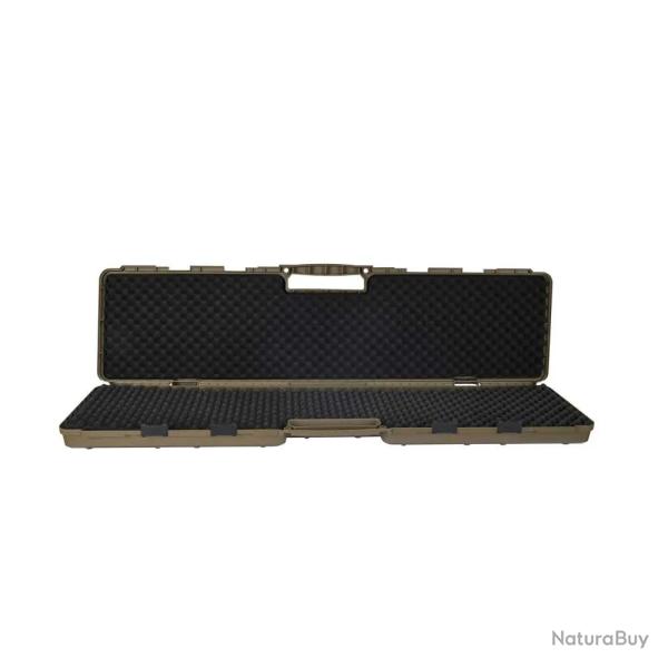 Mallette carabine 4 verrous mousse fond-couvercle 130 x 30 cm
