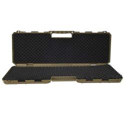 Malette fusil Teamwood mousse 4 verrous pr&eacute;-perc&eacute;e cadenas